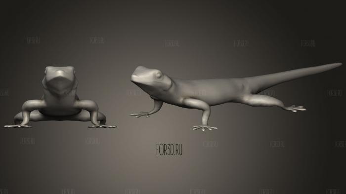 Madagascar Gecko 3d stl модель для ЧПУ